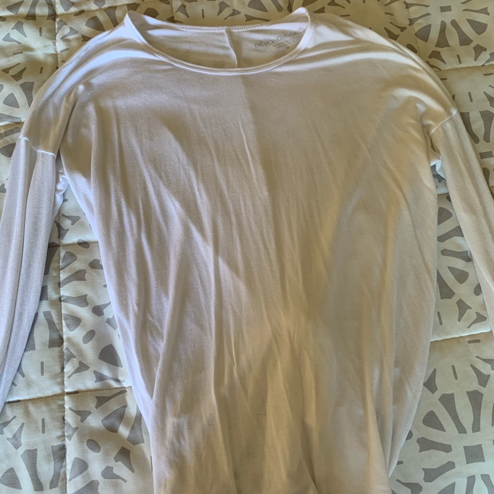 Beyond Yoga long sleeve tie back